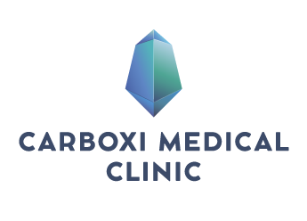 Логотип для косметологической клиники «Carboxi Medical Clinic» процесс